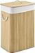 Juskys Bamboe Wasmand Curly - 72 L - Natuur - Uitneembare Waszak