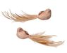 Decoris Vogel foam feather tail 2ass 1 stuk