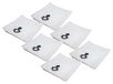 vhbw 30x sacs aspirateur de remplacement pour Mirka 842028044518, 8999700211 pour aspirateur - 21,5cm x 27cm Blanc