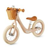 Kinderkraft RAPID 2 Loopfiets – Lichtgewicht Magnesium Frame – Retro Design met Mandje & Bel – Verstelbaar Zadel – Vanaf 2 Jaar – Roze