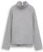 Tom Tailor - Losvallende gebreide trui met opstaande kraag - Maat XXL - medium silver grey melange