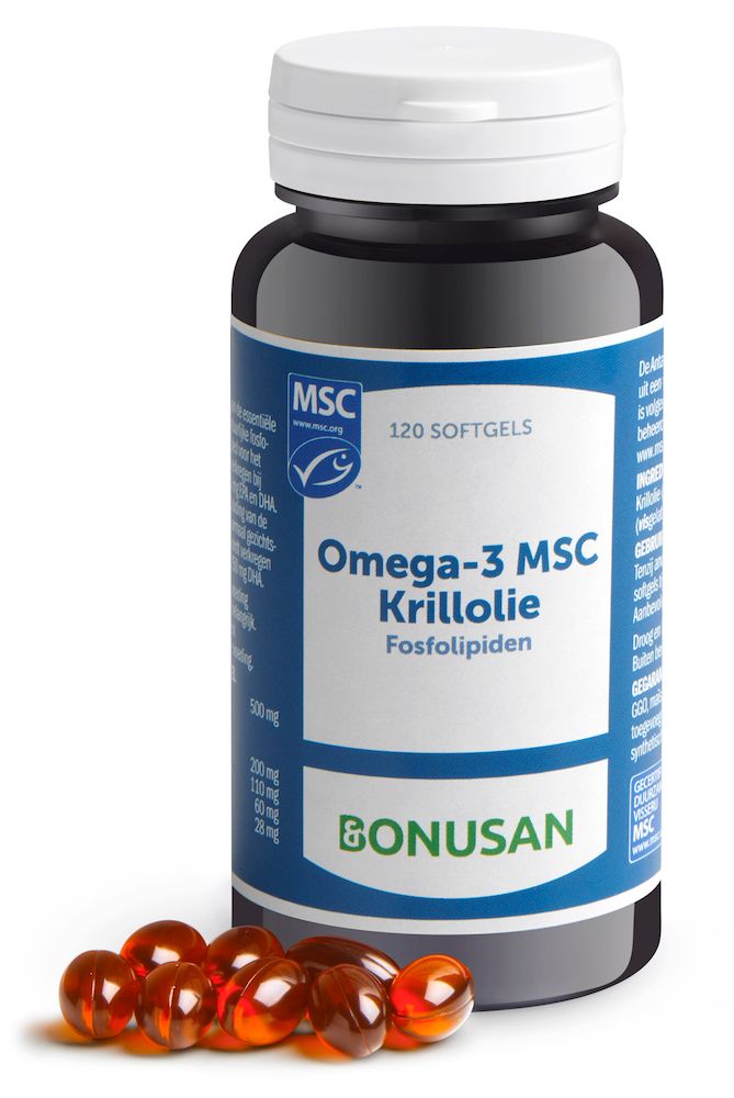 Bonusan Omega-3 MSC Krillolie Softgels - 8711827106678