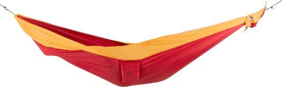 Ticket To The Moon King Size Hammock - Burgundy / Dark Yellow