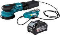 Makita BO 001 CGU1 accu-excentrische schuurmachine 40 V max. 125 mm 5,0 mm slag Brushless + 1x accu 4,0 Ah - zonder oplader