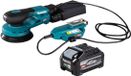 Makita BO 001 CGU1 accu-excentrische schuurmachine 40 V max. 125 mm 5,0 mm slag Brushless + 1x accu 4,0 Ah - zonder oplader