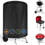 VHV - Housse de barbecue - Housse de barbecue imperméable - Tissu Oxford 210D, imperméable, résistant aux UV, résistant au vent - pour jardin, terrasse et cuisine extérieure