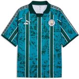 Puma Manchester City Fc King Retro T-shirt Blauw XS