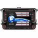 Junsun autoradio 7 pouces avec Windows CE, GPS, Bluetooth, CD/DVD, USB/SD et FM/AM RDS, compatible avec les modèles Volkswagen, Skoda et Seat sélectionnés