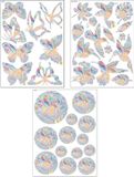 Merkloos Prisma Window Stickers - 36 Stuks - Regenboog Raamdecoratie