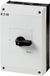 Eaton Interrupteur marche-arrêt, T5B, 63 A, montage en saillie, 3 module(s), 6 pôles, avec levier noir et plaque frontale, 207226