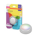 OSRAM SMART+ DOT-IT TWIST & SHAKE, slimme mobiele nachtlamp of kinderlamp met 16 miljoen RGB-kleuren, bedienbaar via druk & rotatie of app, magnetisch, slaapfunctie met omgevingsgeluiden, 6-pack