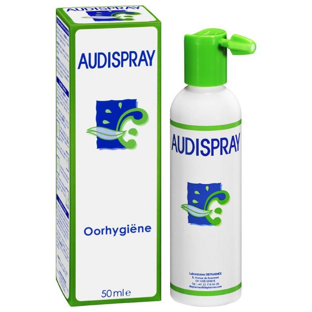 Audispray Adult - Oorsmeer Verwijderaar - Oorspray - 50 ml