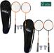 SportX badmintonset - 3 ster kwaliteit - FSC houten rackets.