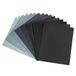 Schuurpapierset, Carehabi Schuurpapierset, schuurpapier fijn 5000 4000 3000 2000 1500 1200 1000 800 nat en droog schuurpapier voor auto, houten meubels, metaal, steen, lak, glas, 23 x 28 cm