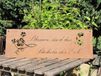 Edelrost table à poèmes "Blume