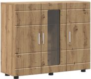 vidaXL Kast Eiken Bewerkt hout