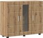 vidaXL Kast Eiken Bewerkt hout