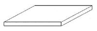 evergreen 9116 - polystyreenplaten, spel, 200 x 530 x 1,50 mm, 2 stuks, zwart