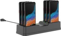 RAM Mounts 6-Port Charging Dock Geschikt voor Samsung XCover6 Pro zonder case - Zwart
