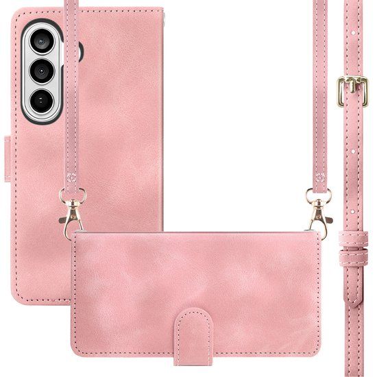 imoshion Hoesje - Geschikt voor Samsung Galaxy A27 (5G) - Bookcase met koord - Roze