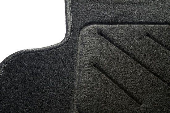 Automatten Tesla Model X (2015-2023) - Zwart Naaldvilt - 4-delig