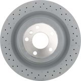 Brembo 09.A961.21 Achterremschijf met uv-lak, aantal 2