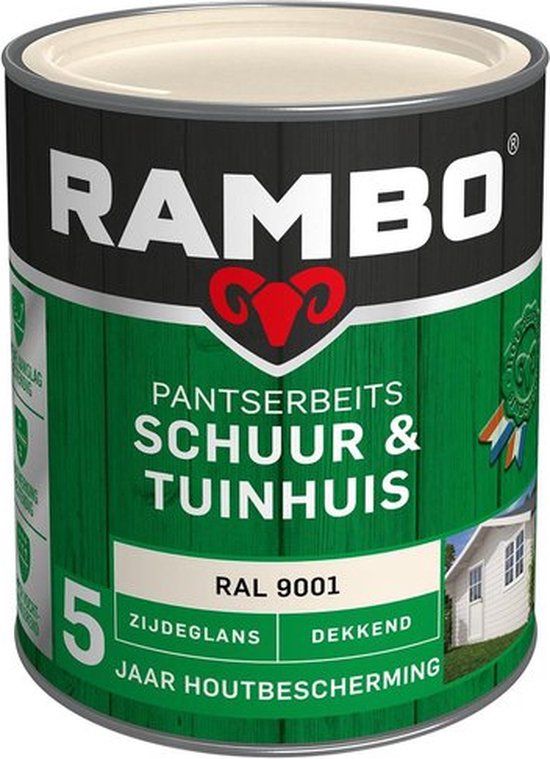 Rambo Pantserbeits Schuur & Tuinhuis Zijdeglans Dekkend - 8716242827696