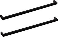 SOTECH 2s Handdoekhouders ATLANTA Lengte 613 mm Boorgatafstand 600 mm zwart mat gebruineerd