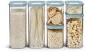 Ibenzoa® Set de boîtes de conservation empilables polyvalentes pour une organisation optimale de la cuisine et une conservation des aliments