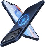 TORRAS Origin Fit Mag - Coque pour Apple iPhone 18 Pro Max - Couvercle arrière compatible MagSafe - Bleu