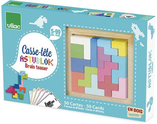 Vilac denkpuzzel Astublok van hout