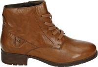 Josef Seibel KATE 17 Hoge sneakers Veterboots Dames veterschoenen Dames sneakers Half-hoge schoenen - Kleur: Cognac - Maat: 40