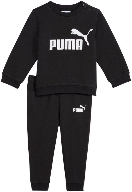 Puma Minicats ESS Crew Joggingpak Junior - Zwart - Maat 86