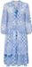 ONLY ONLMILANA 7/8 DRESS WVN NOOS - Dames - Mini jurken - Princess Blue - XL