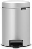 Brabantia NewIcon Prullenbak - 3 liter - Metallic Grey