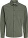 JACK&JONES JCOCOLLECTIVE ZAC OVERSHIRT LS SN Homme XS Agave Green Coton