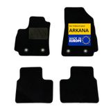 DBS Automatten - op maat gemaakt voor Renault ARKANA EN E-Tech Hybrid vanaf 03/2021 - Antislip met bevestigingsclips - 4 automatten voor/achter - zwarte tapijt