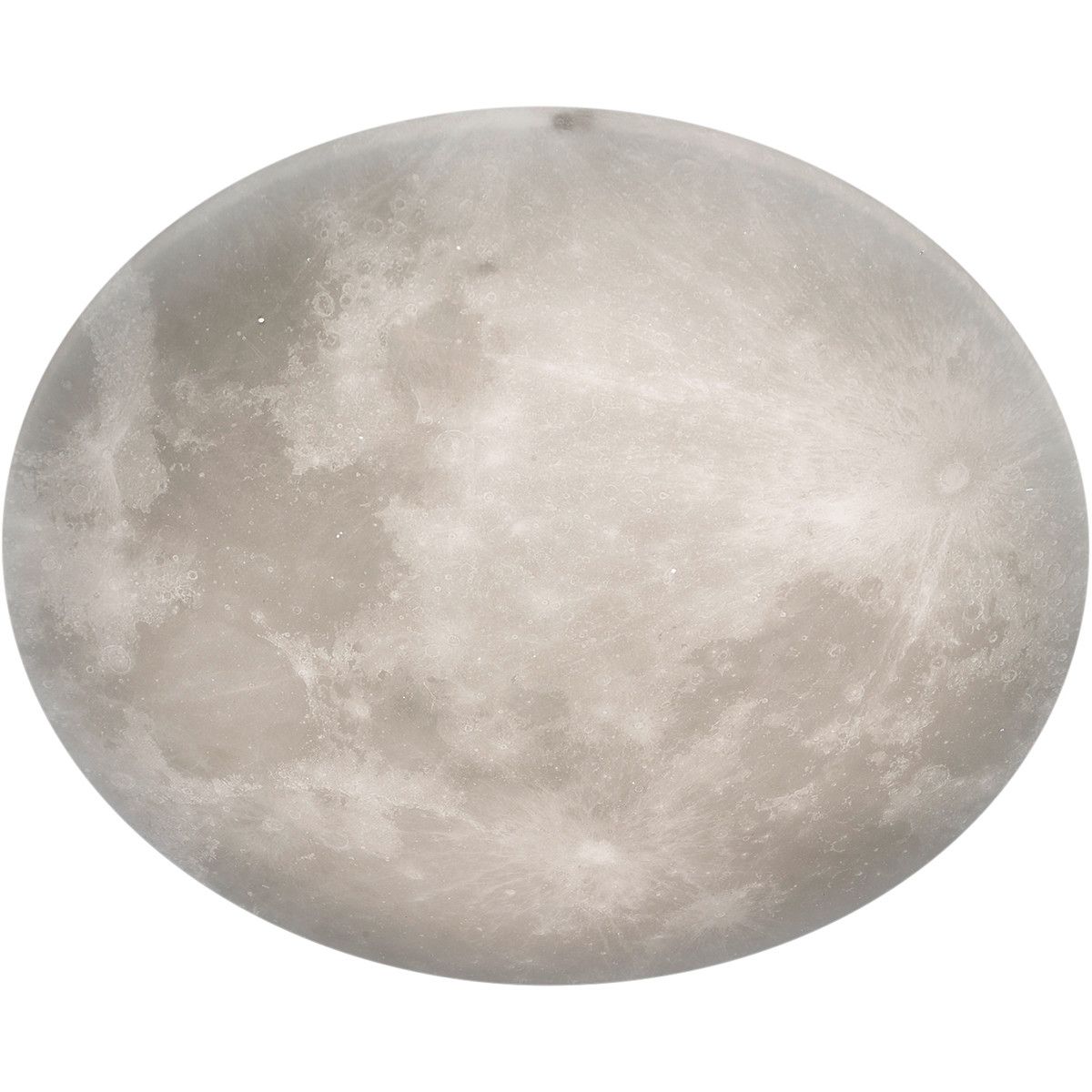 BES LED Trion Maan Plafondlamp - 40W - Warm Wit - Dimbaar - Rond - Wit