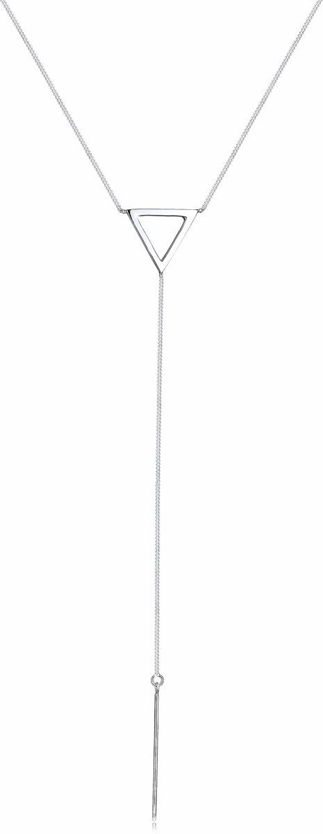 Elli Necklace Y-Chain Triangle Geo Trend 925 Silver
