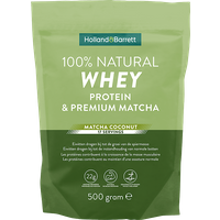 Holland & Barrett 100% Natural Whey Protein & Premium Matcha - 500g