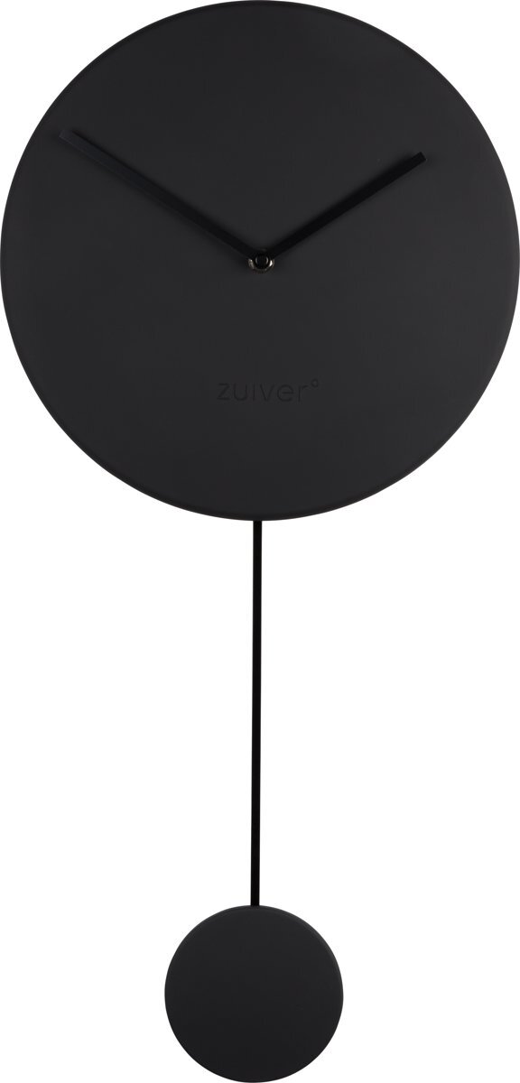 Zuiver klok Minimal Ø 30 cm Zwart