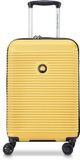 DELSEY Freestyle Handbagage Koffer 55 cm uitbreidbaar met TSA slot en SECURITECH® rits – Yellow