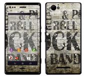Royal Muurtattoo RS. 71838 zelfklevend voor Sony Xperia M met motief Rock Poster