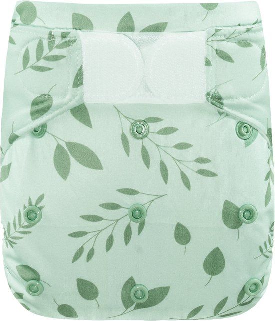 HappyBear Zwemluier Klittenband - Botanical - 0-3 jaar - Verstelbaar - Wasbaar