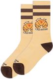 American Socks Vive Le Croissant Crewsokken Geel, Oranje EU 36-46 Man