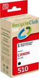 RecycleClub Canon PG-510 Zwart 9ml Inktcartridge