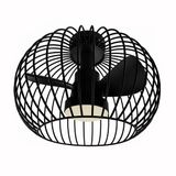 Naamloos Plafondventilator Wire Ø 40 cm zwart