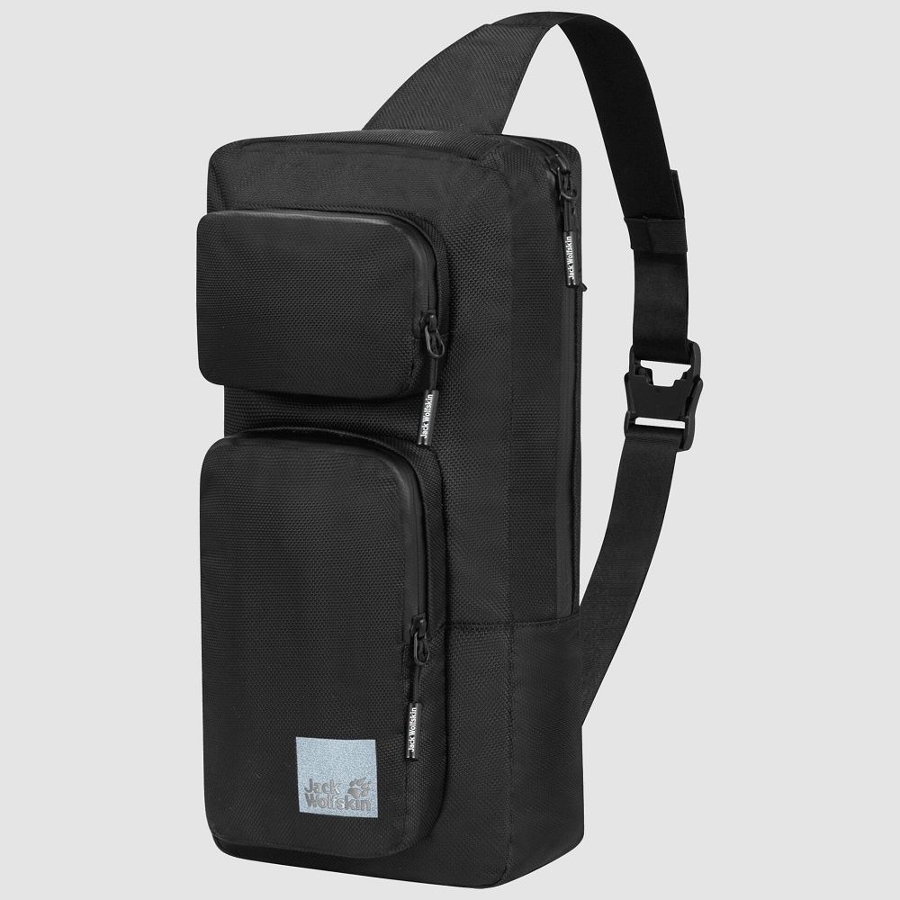 Jack Wolfskin Lyon Cross Over 8L Ultra Black - Schoudertas