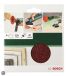 Bosch 5-delige schuurbladset voor boormachine 125 mm - korrel 180