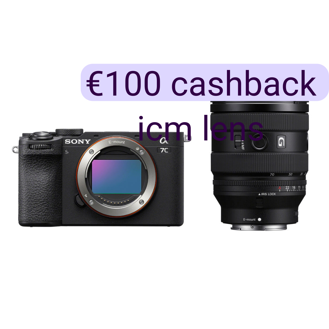 Sony A7C II systeemcamera Zwart + 20-70mm f/4.0 G